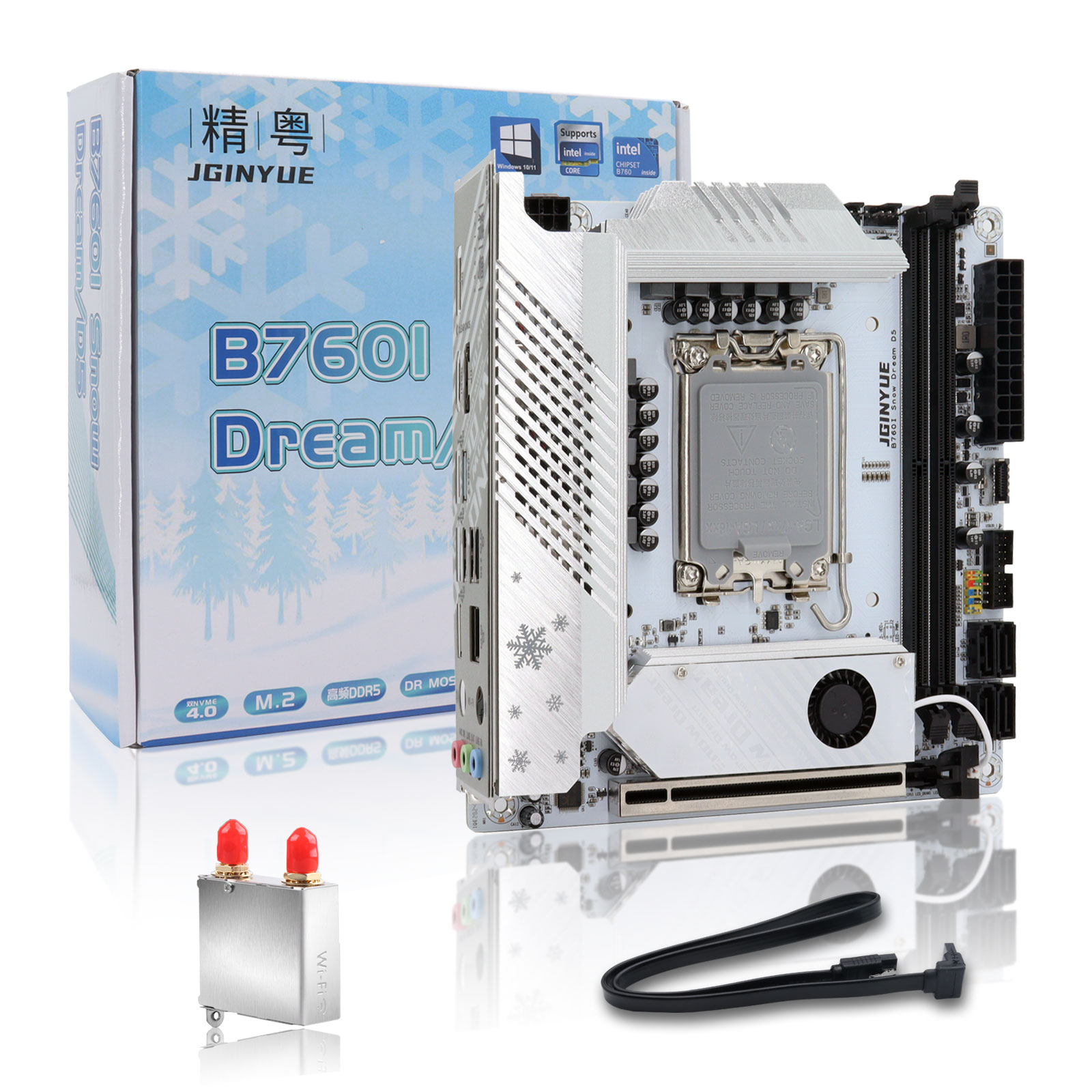 Lga 1700 Ddr5 Itx Motherboard - Placa base JGINYUE B760 Mini ITX