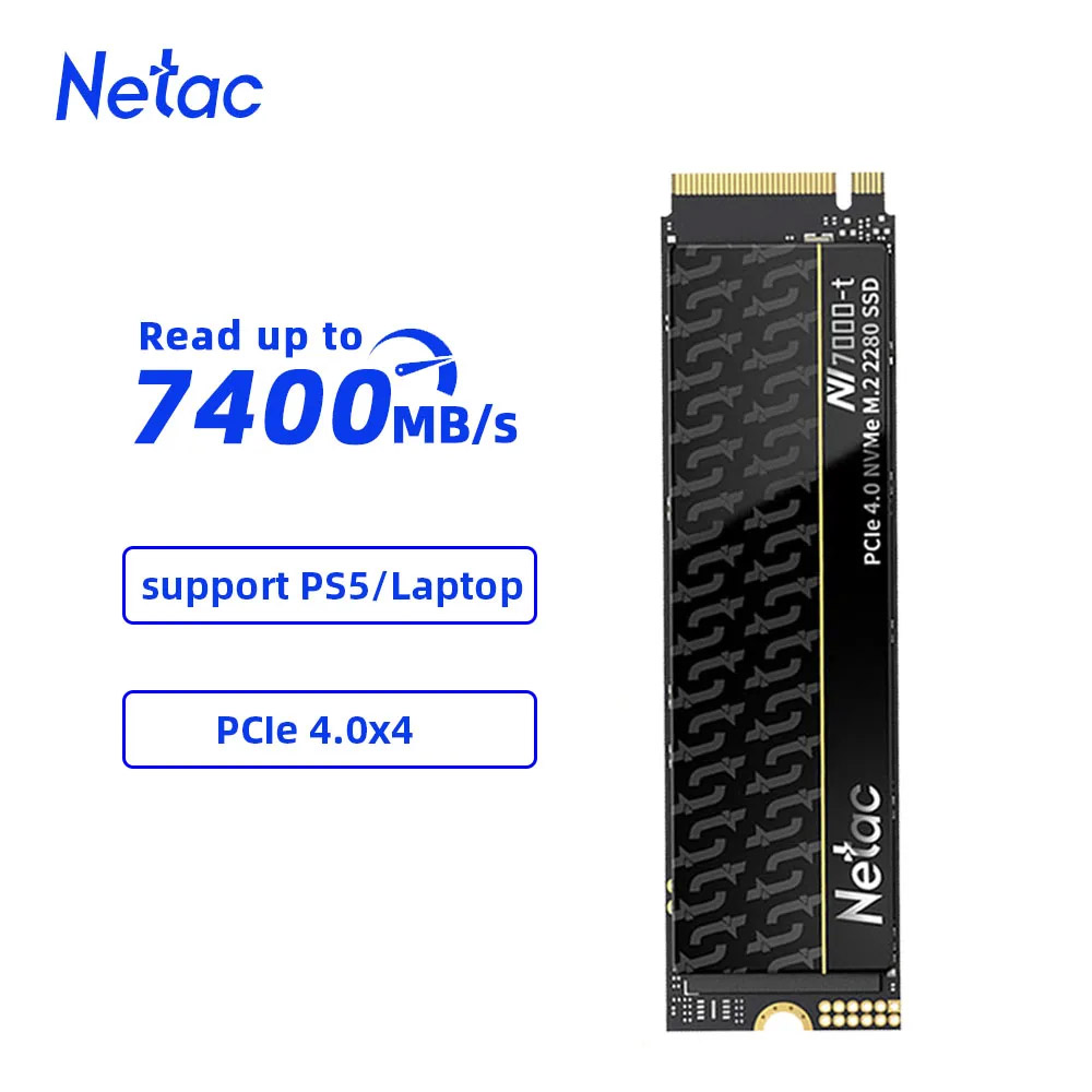 M.2 Nvme 4Tb Pcie 4.0 Ssd - Unidad de Estado Sólido Interna Netac