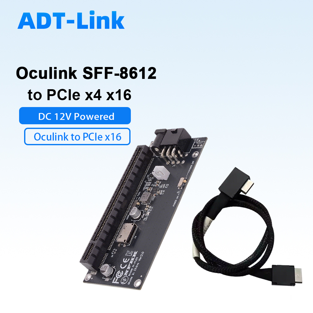 Tarjeta Adaptadora Oculink SFF - Pcie 4.0 X16 Riser Cable 90 Degree reseña y precio