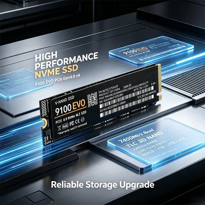 SSD NVMe M.2 para Juegos 9100  - M.2 Nvme 4Tb Pcie 4.0 Ssd reseña y precio