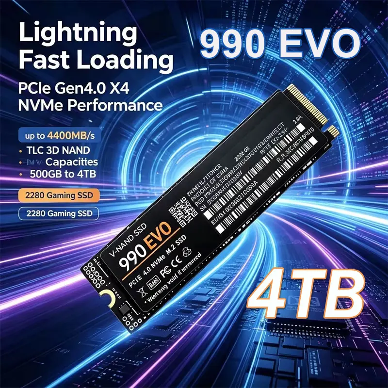 SSD NVMe M.2 para Juegos 990 E - M.2 Nvme 4Tb Pcie 4.0 Ssd reseña y precio