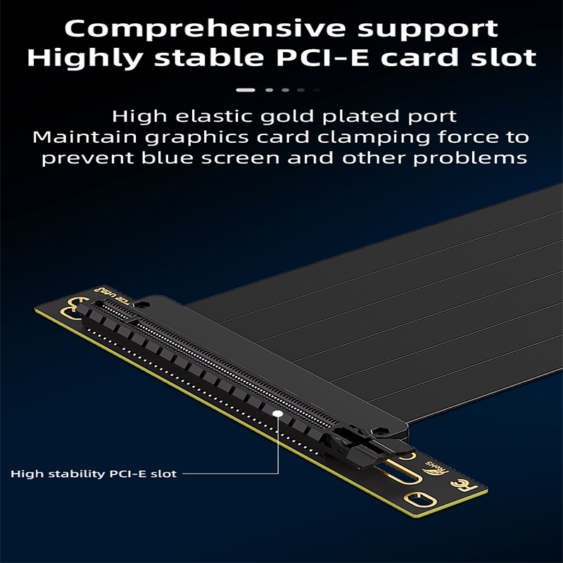 TEUCER-Soporte de montaje Vert - Pcie 4.0 X16 Riser Cable 90 Degree reseña y precio