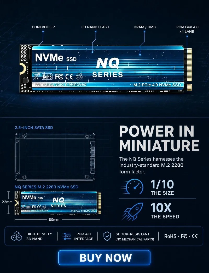 NQ 2TB 4TB SSD M.2 NVMe, Unida - M.2 Nvme 4Tb Pcie 4.0 Ssd reseña y precio