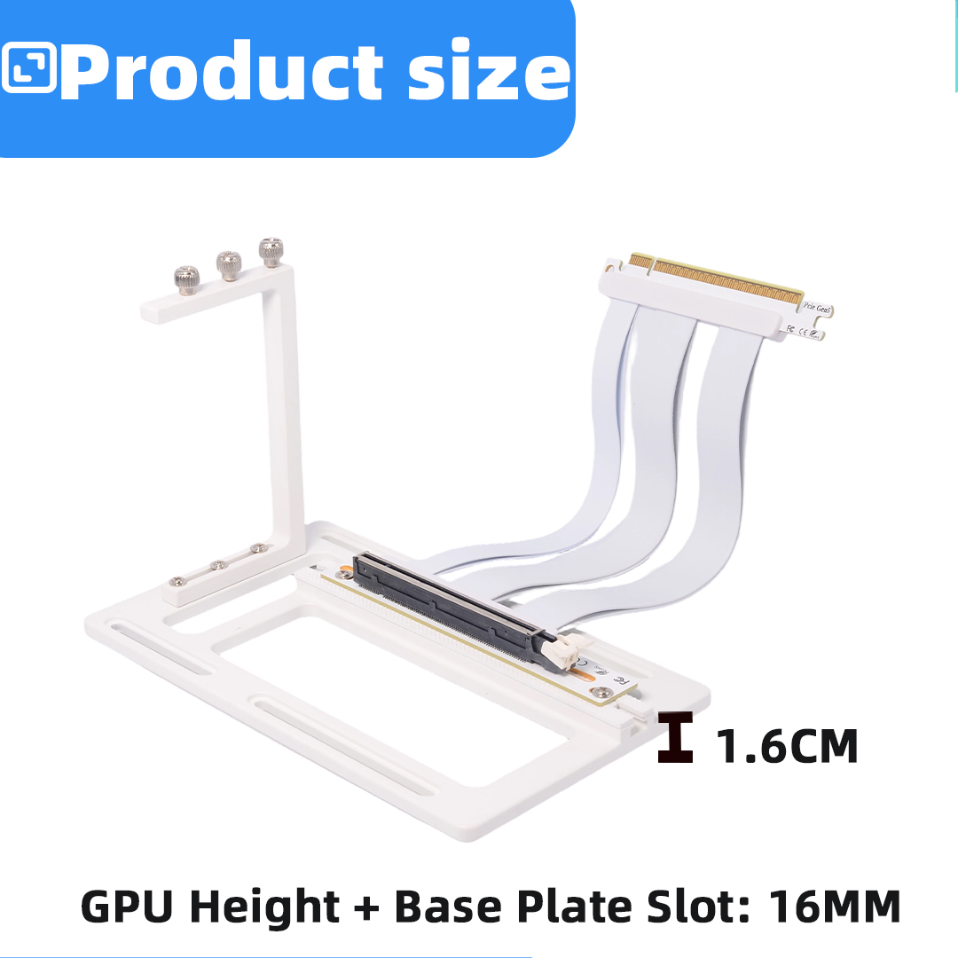 Cable Riser PCIe 5.0/4.0/3.0 X - Pcie 4.0 X16 Riser Cable 90 Degree reseña y precio