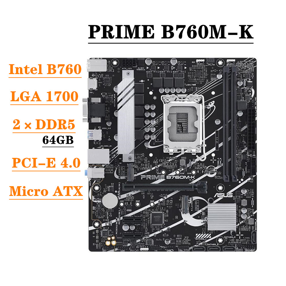 Tarjeta Madre ASUS PRIME B760M - Lga 1700 Ddr5 Itx Motherboard reseña y precio
