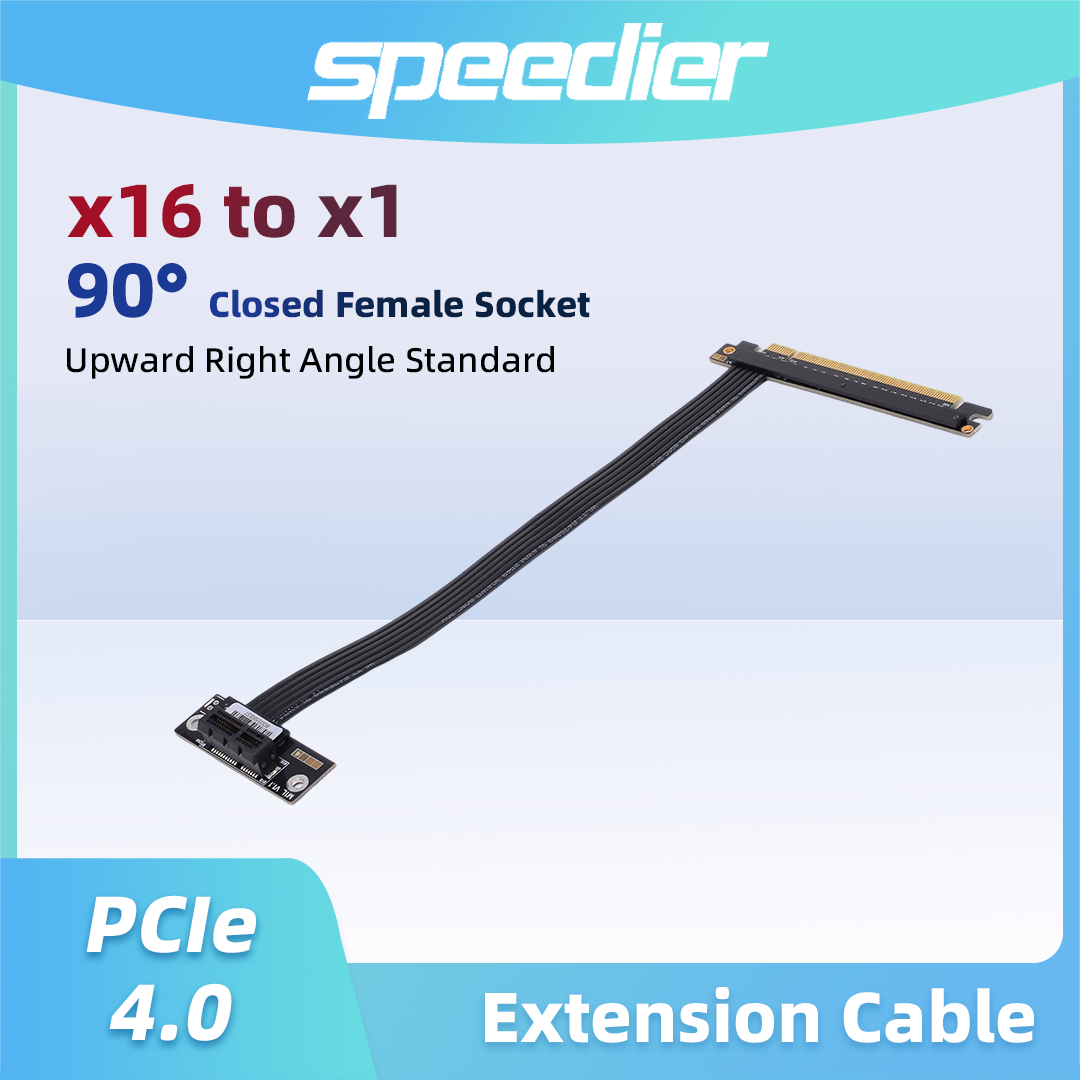 Cable de extensión PCIe 4.0 /  - Pcie 4.0 X16 Riser Cable 90 Degree reseña y precio
