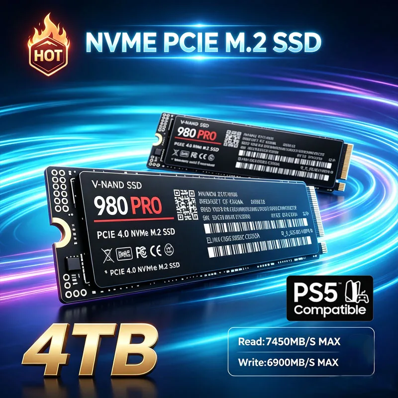 SSD NVMe M.2 para Juegos 980 P - M.2 Nvme 4Tb Pcie 4.0 Ssd reseña y precio