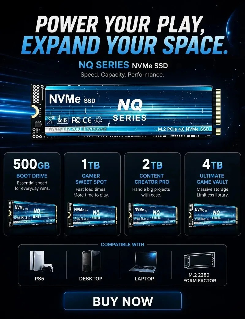 NQ 2TB 4TB PCIe 4.0 NVMe M.2 S - M.2 Nvme 4Tb Pcie 4.0 Ssd reseña y precio